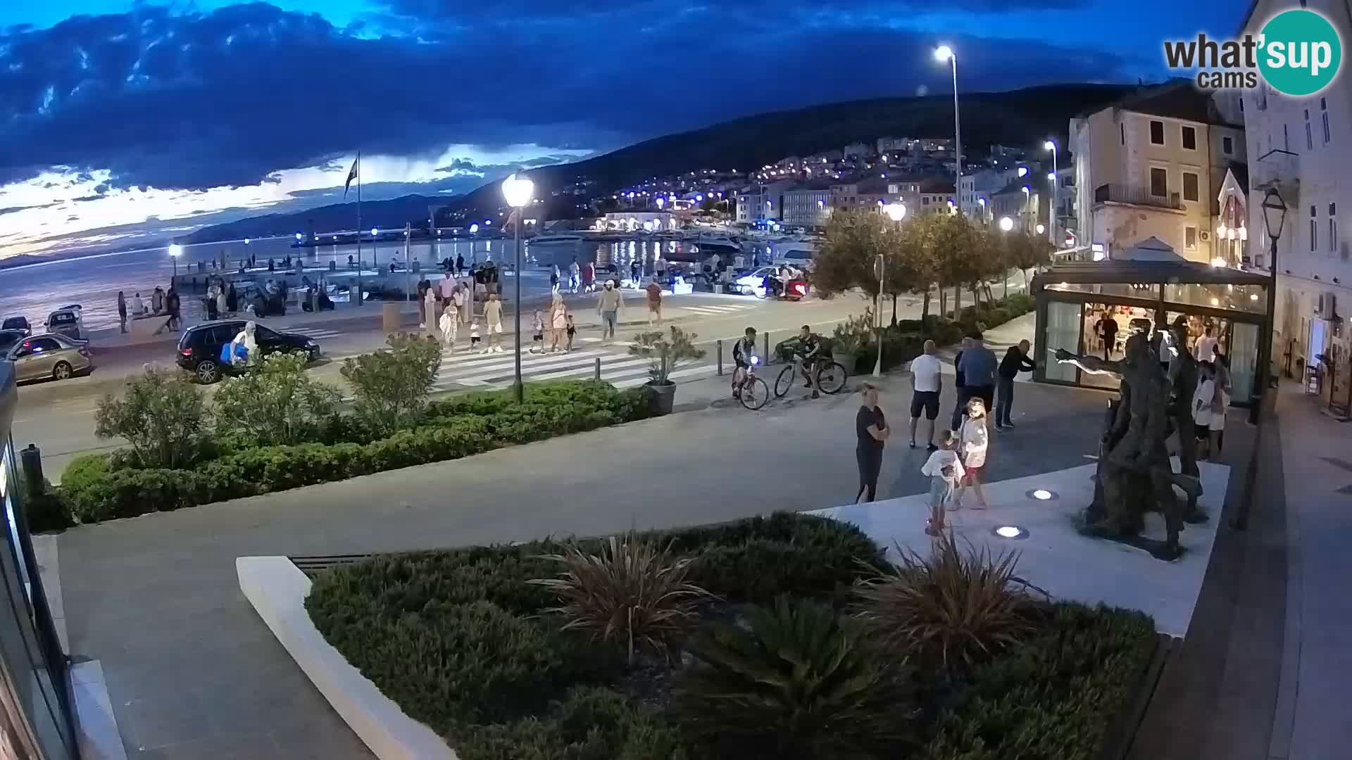 Live webcam Senj riva – fronte mare
