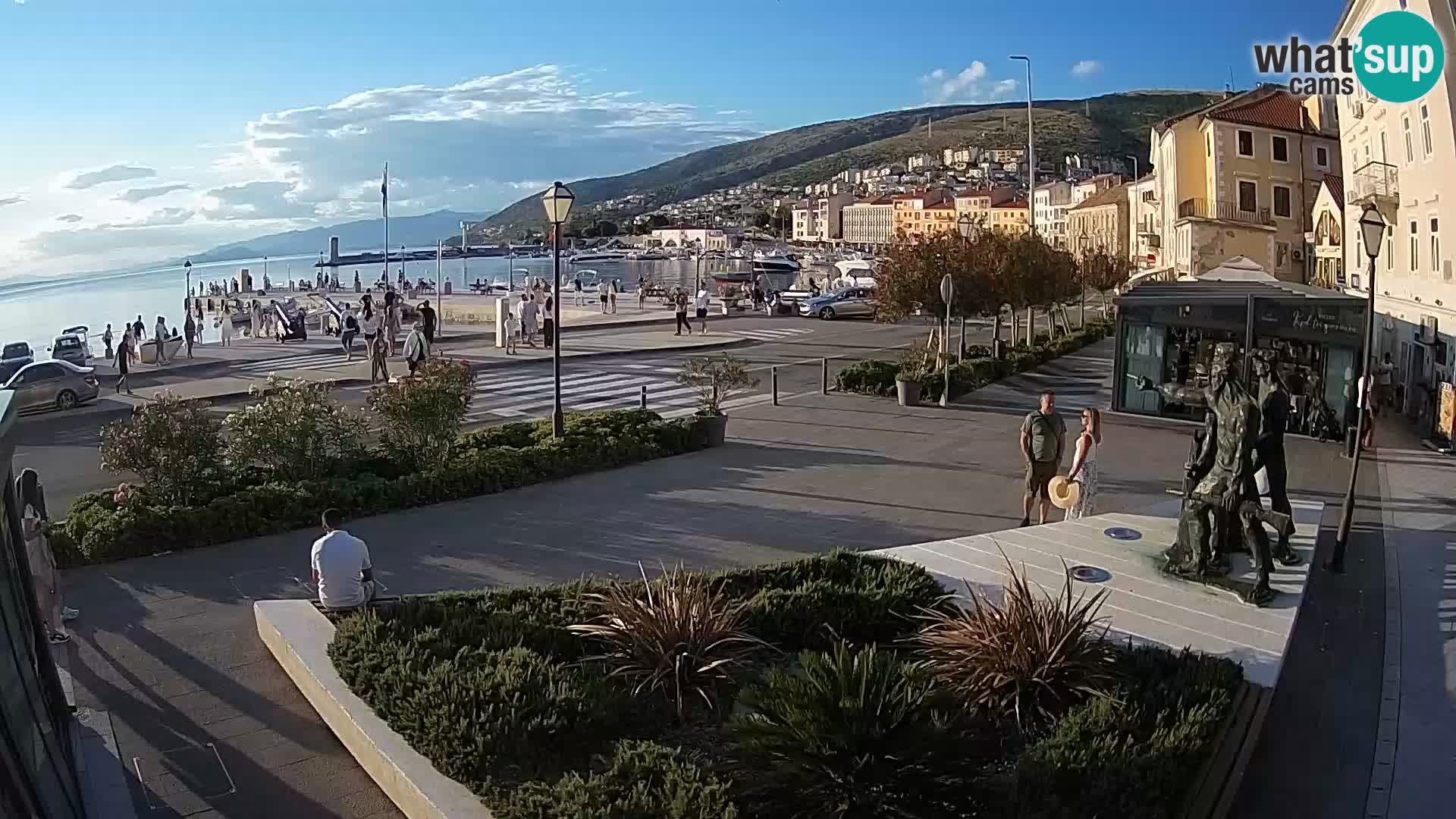Webcam en vivo Senj riva – paseo marítimo