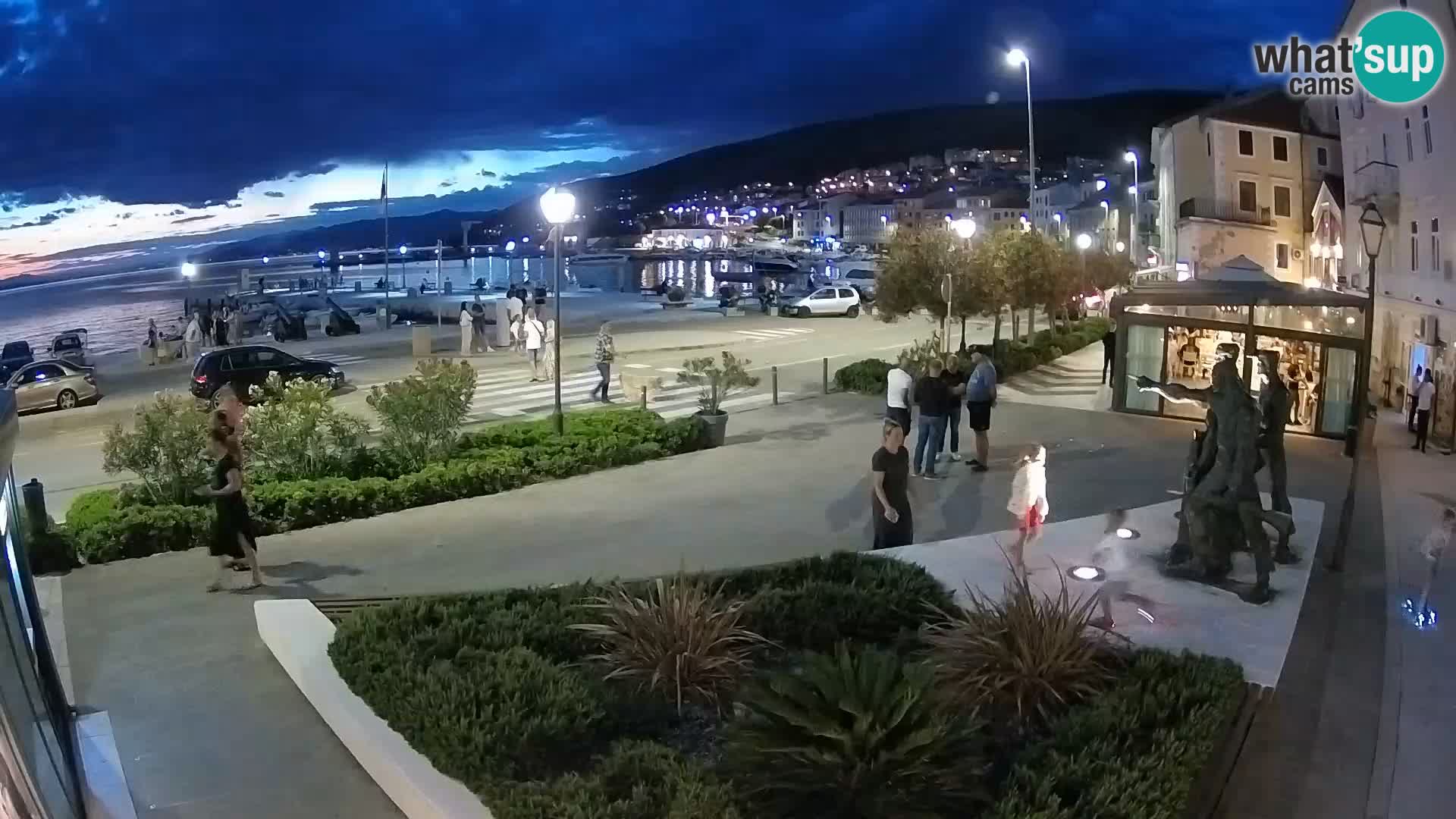 Live webcam Senj riva – fronte mare