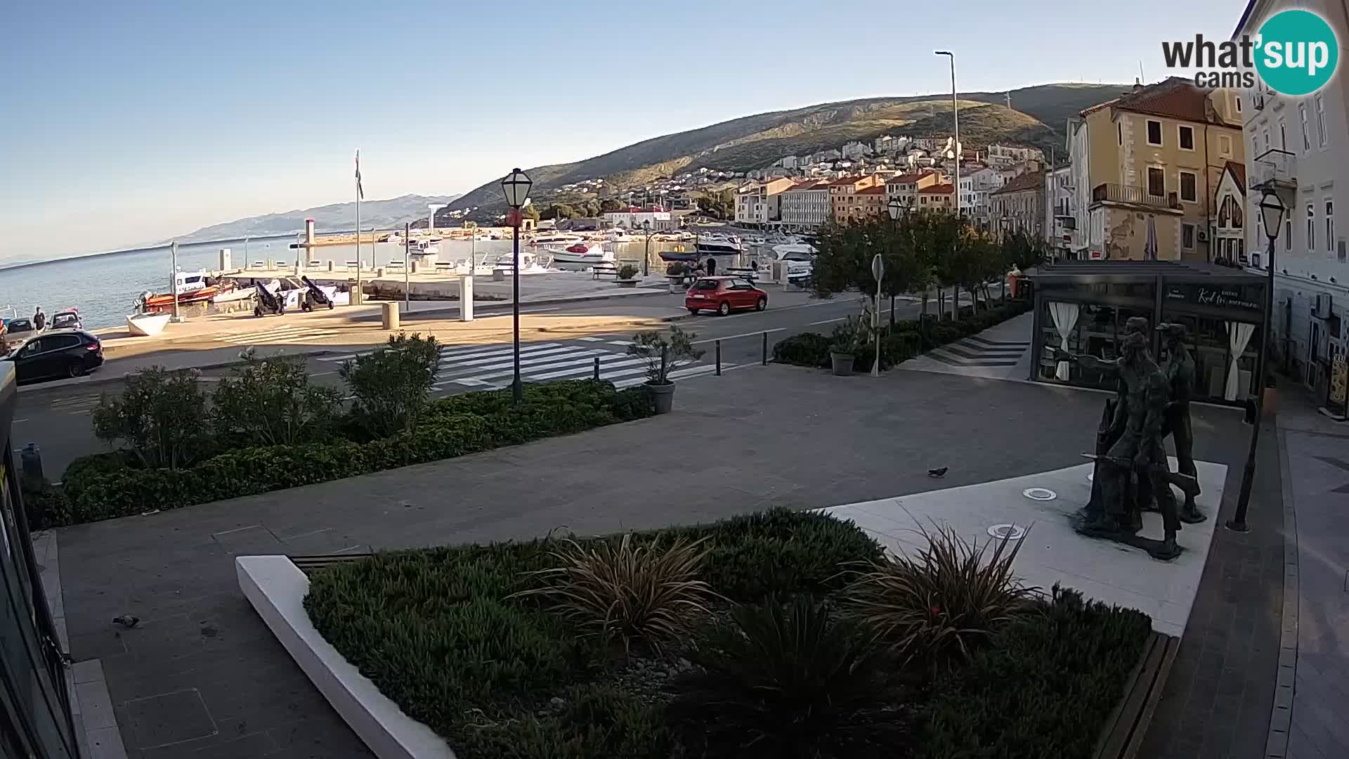 Live webcam Senj riva – fronte mare