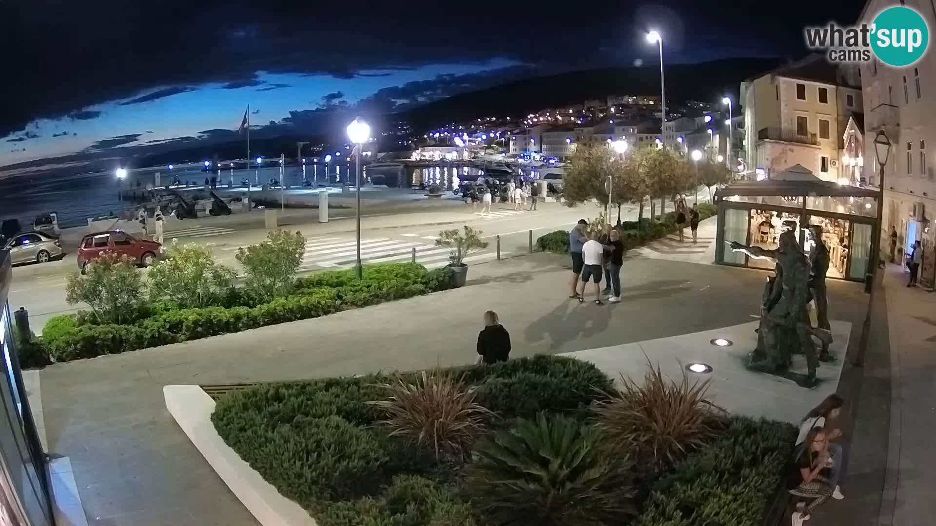 Webcam en vivo Senj riva – paseo marítimo
