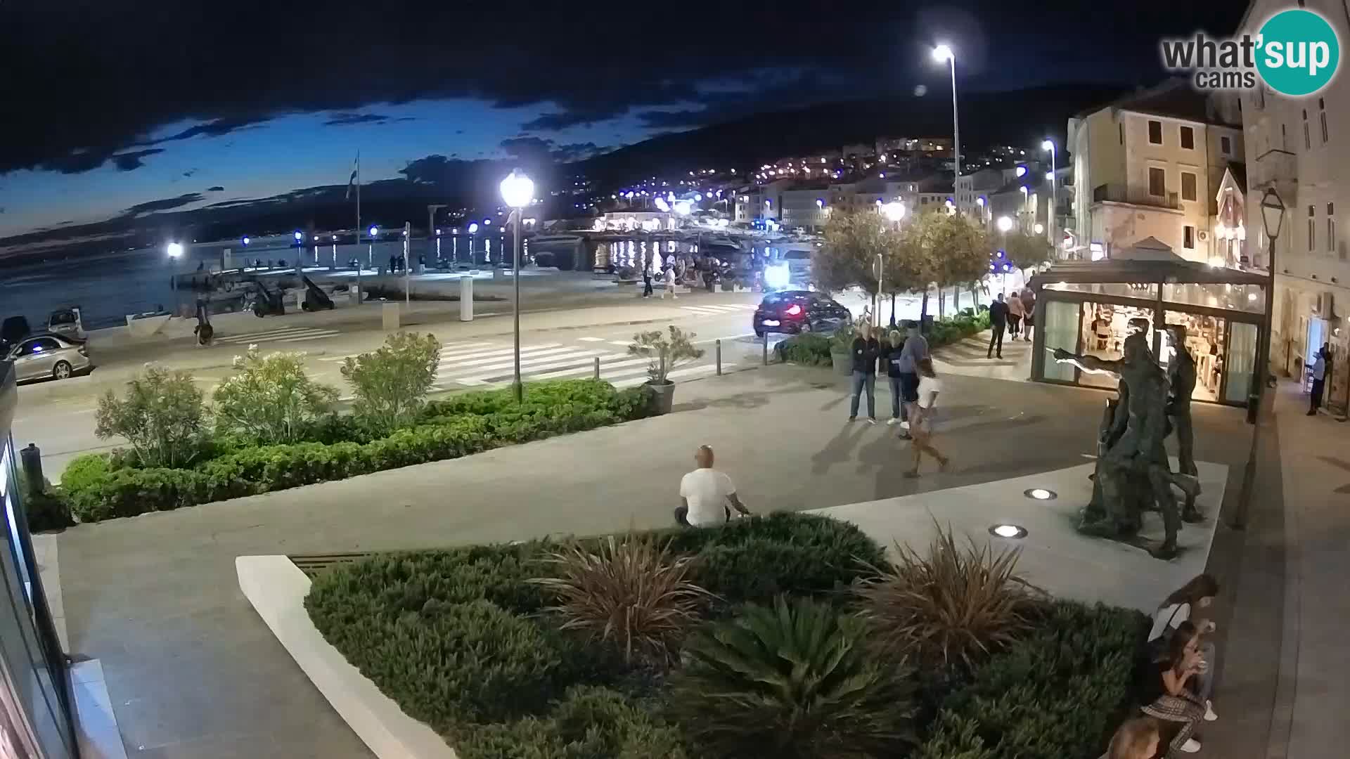 Live-Webcam Senj Riva – direkt am Meer – Kroatien