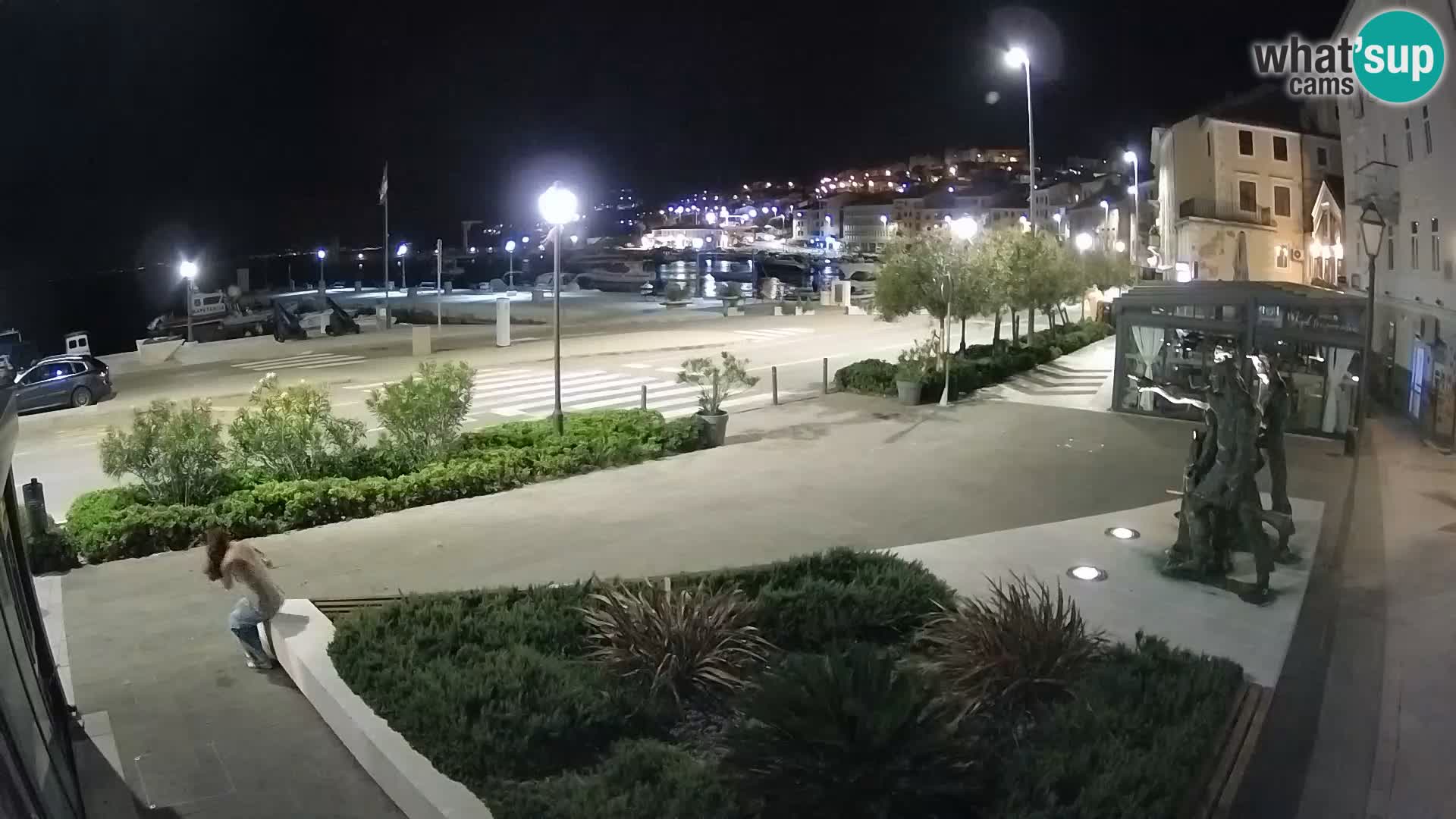 Live webcam Senj riva – fronte mare
