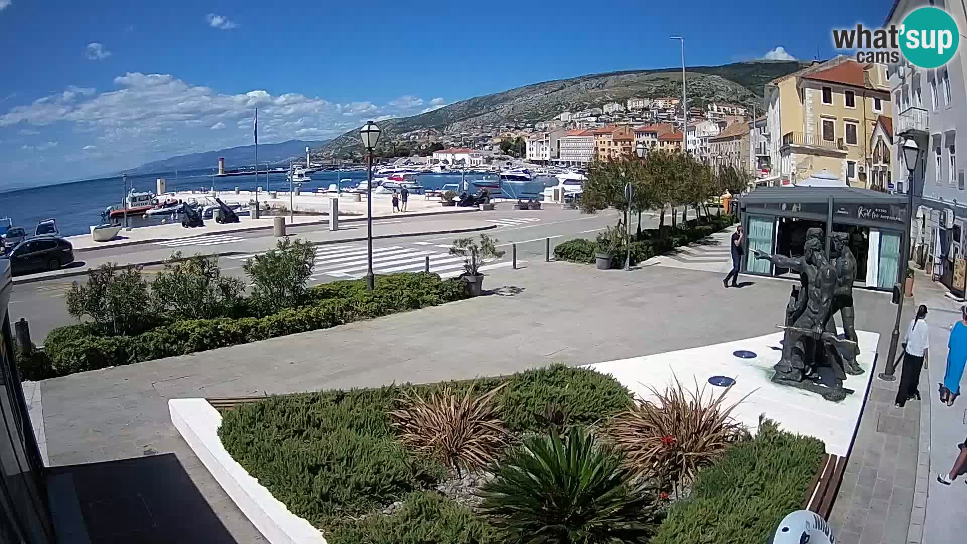 Live webcam Senj riva – seafront – Croatia