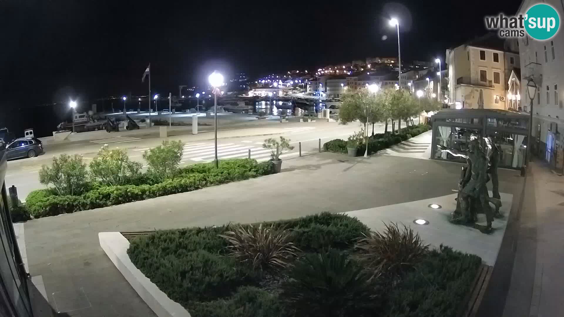 Live webcam Senj riva – seafront – Croatia