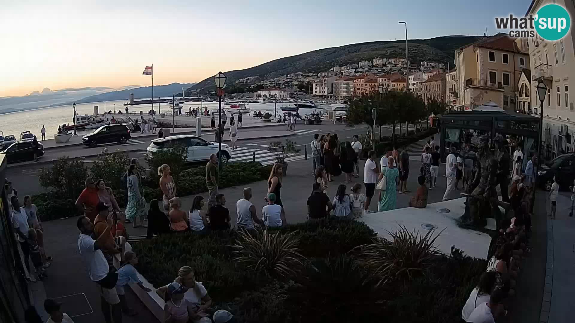 Spletna kamera v živo Senj riva – Hrvaška