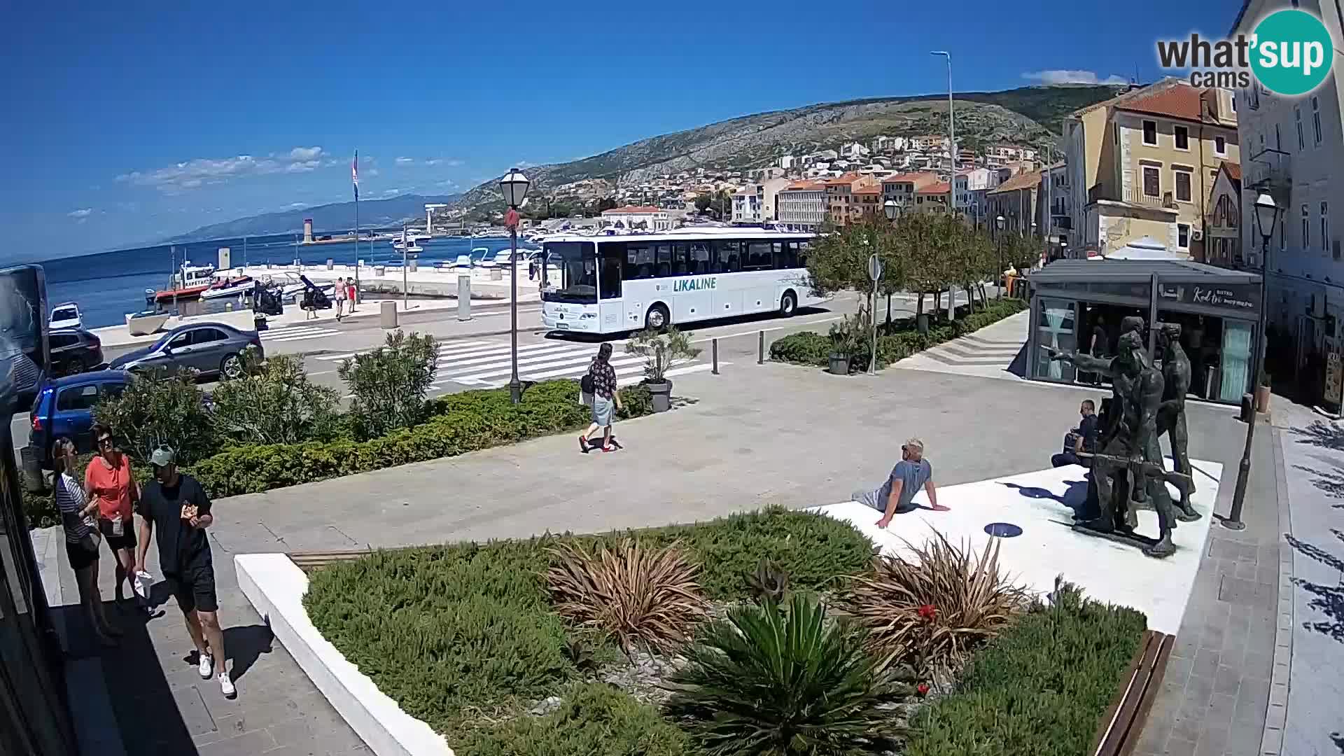 Live webcam Senj riva – seafront – Croatia