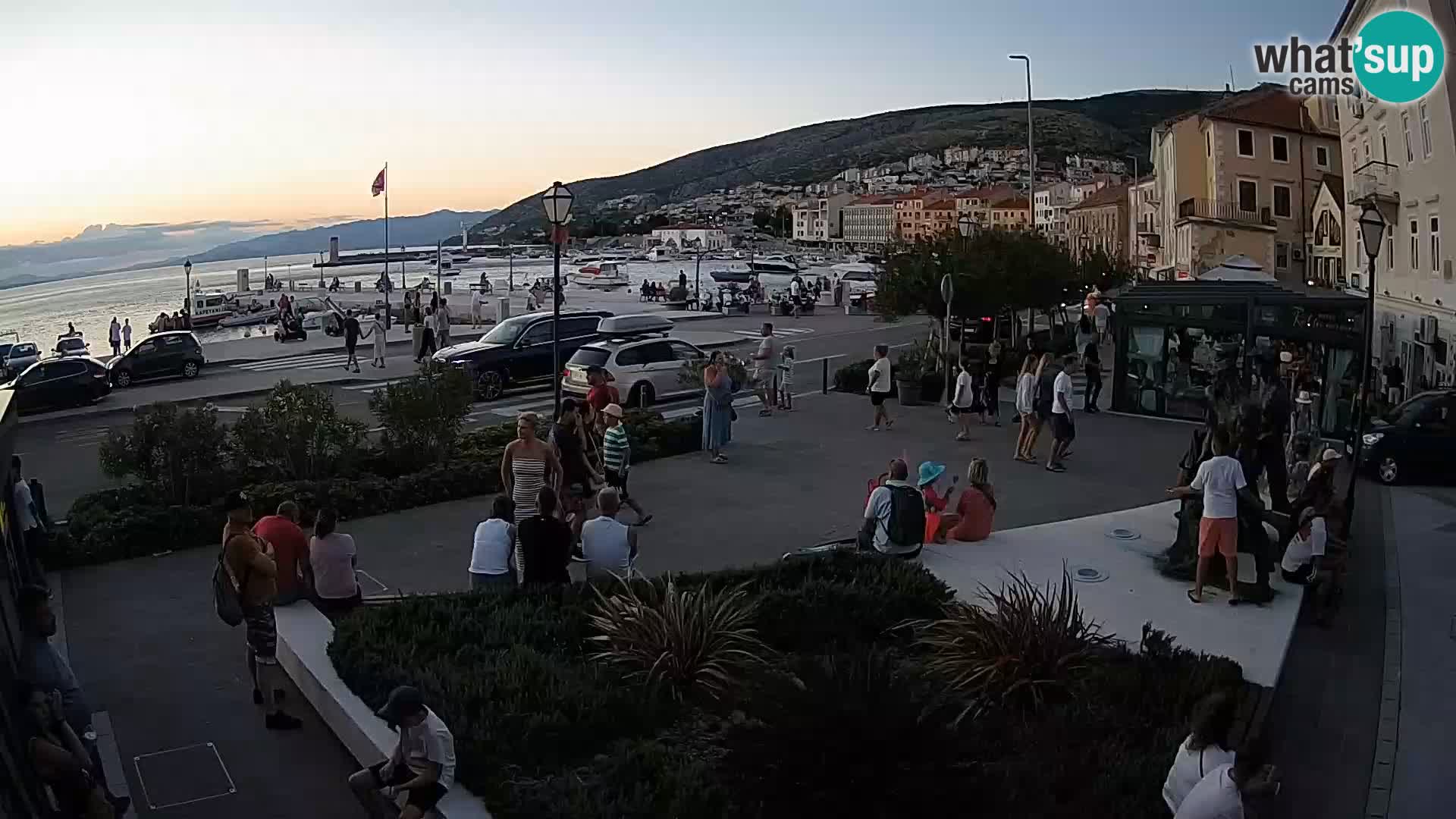 Spletna kamera v živo Senj riva – Hrvaška