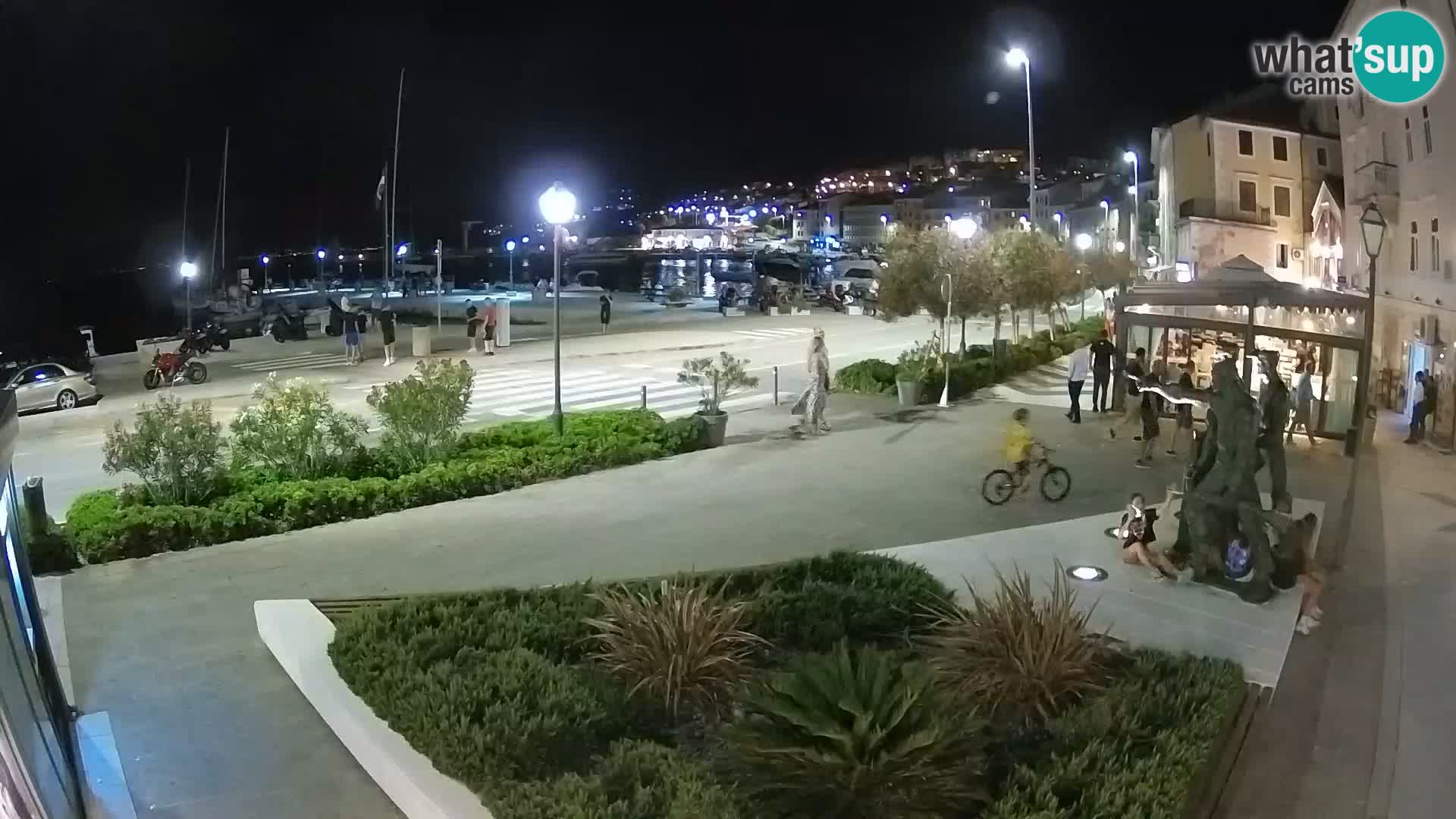 Live-Webcam Senj Riva – direkt am Meer – Kroatien