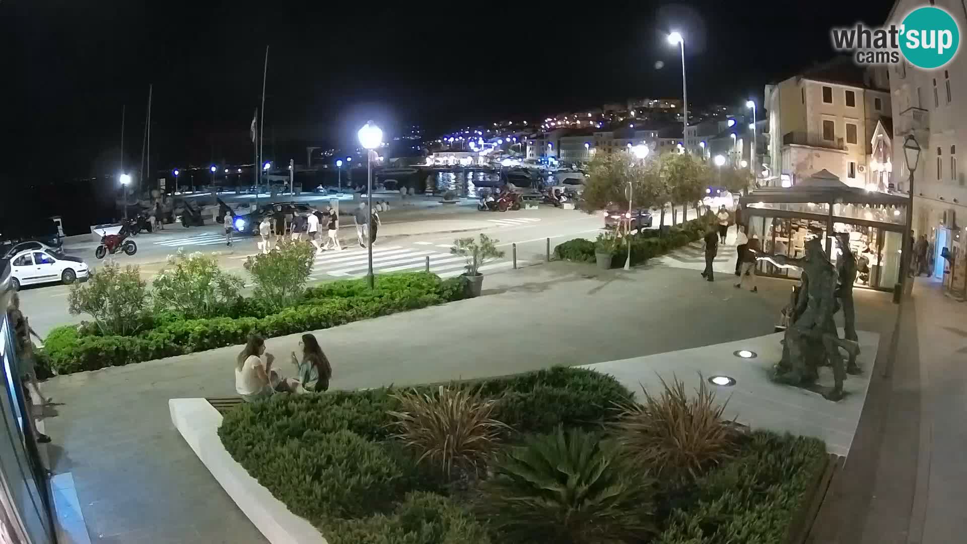Live webcam Senj riva – seafront – Croatia