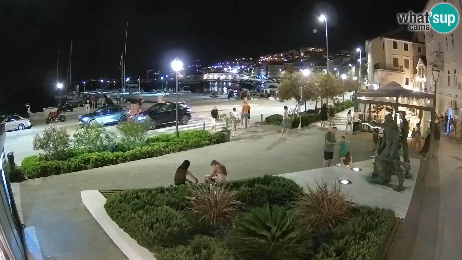 Spletna kamera v živo Senj riva – Hrvaška