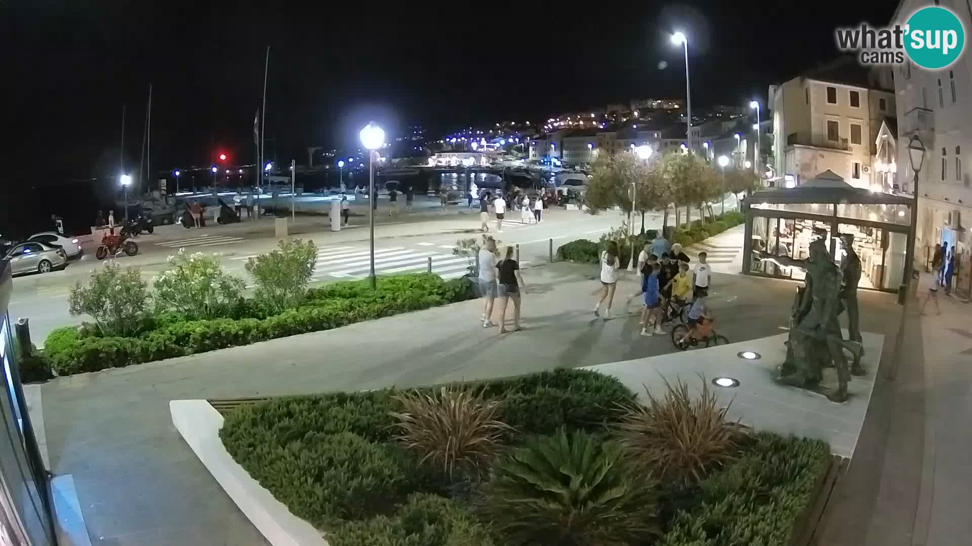 Spletna kamera v živo Senj riva – Hrvaška