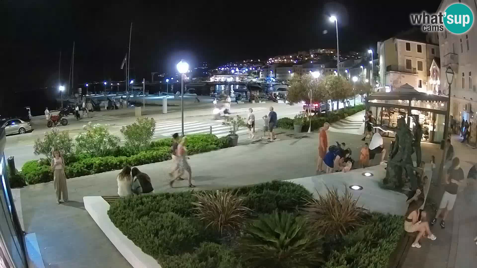 Spletna kamera v živo Senj riva – Hrvaška