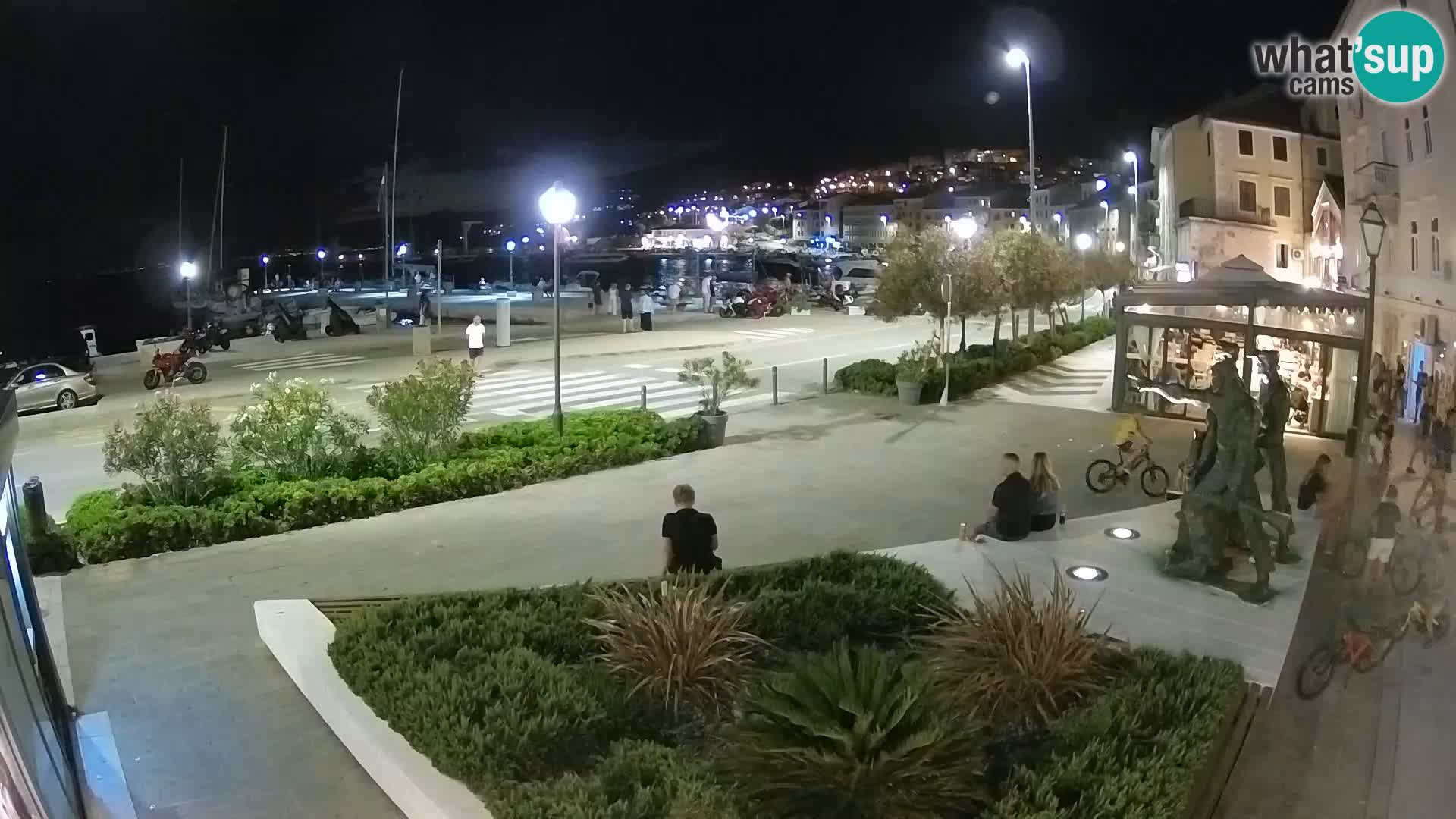 Spletna kamera v živo Senj riva – Hrvaška