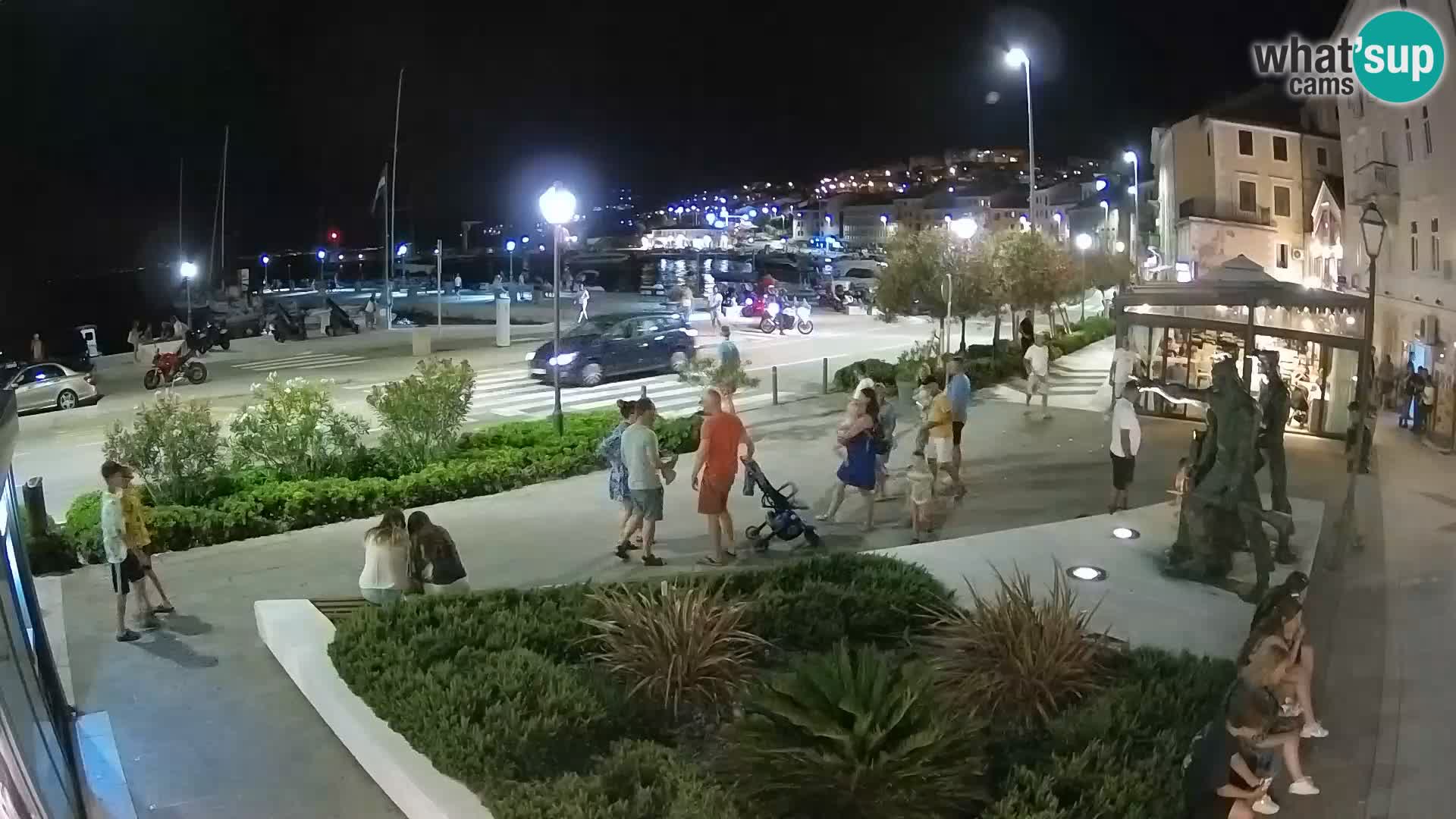 Live-Webcam Senj Riva – direkt am Meer – Kroatien