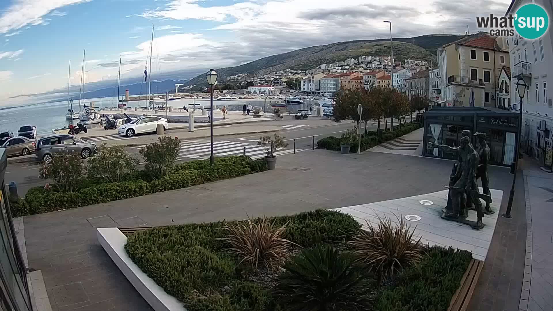 Live webcam Senj riva – fronte mare