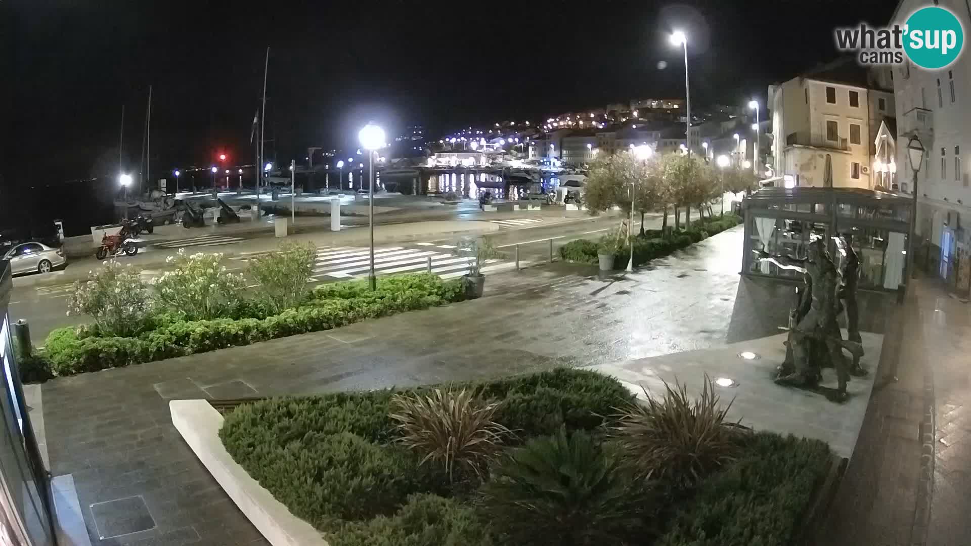 Live-Webcam Senj Riva – direkt am Meer – Kroatien