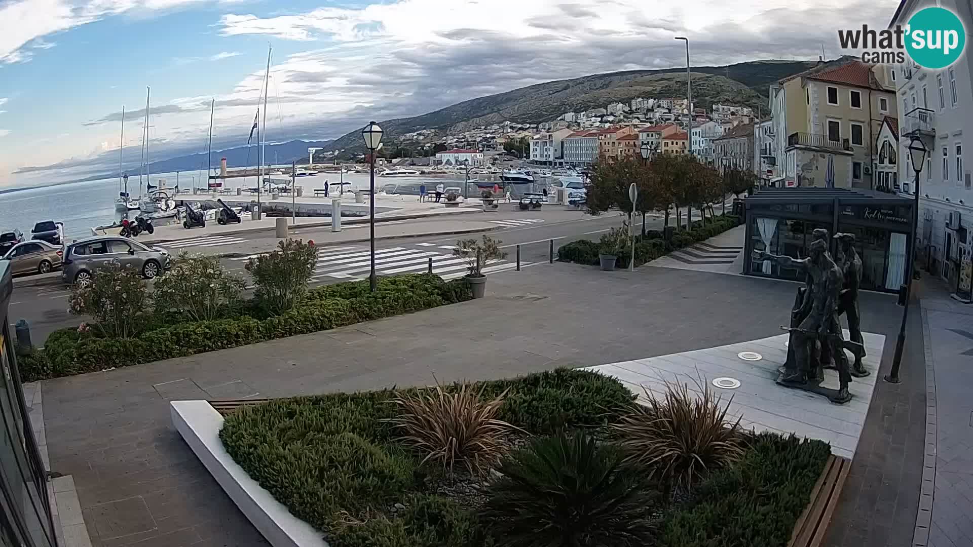Live-Webcam Senj Riva – direkt am Meer – Kroatien
