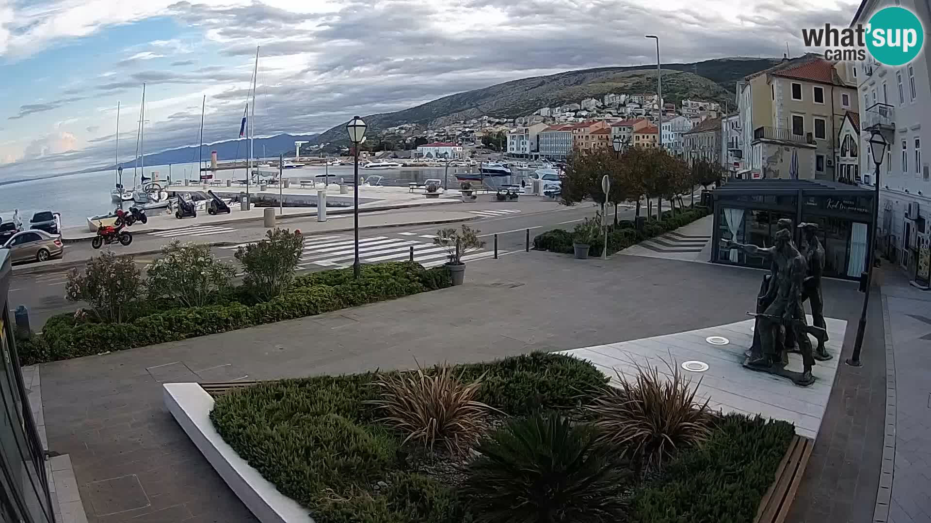 Live webcam Senj riva – seafront – Croatia