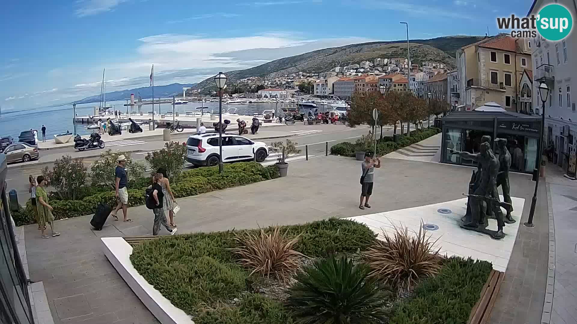 Live webcam Senj riva – seafront – Croatia