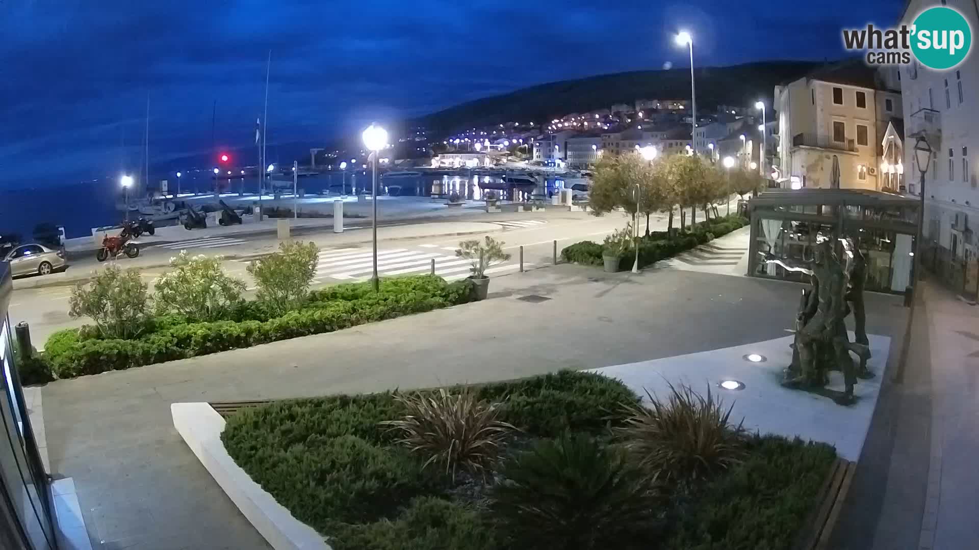 Live webcam Senj riva – fronte mare