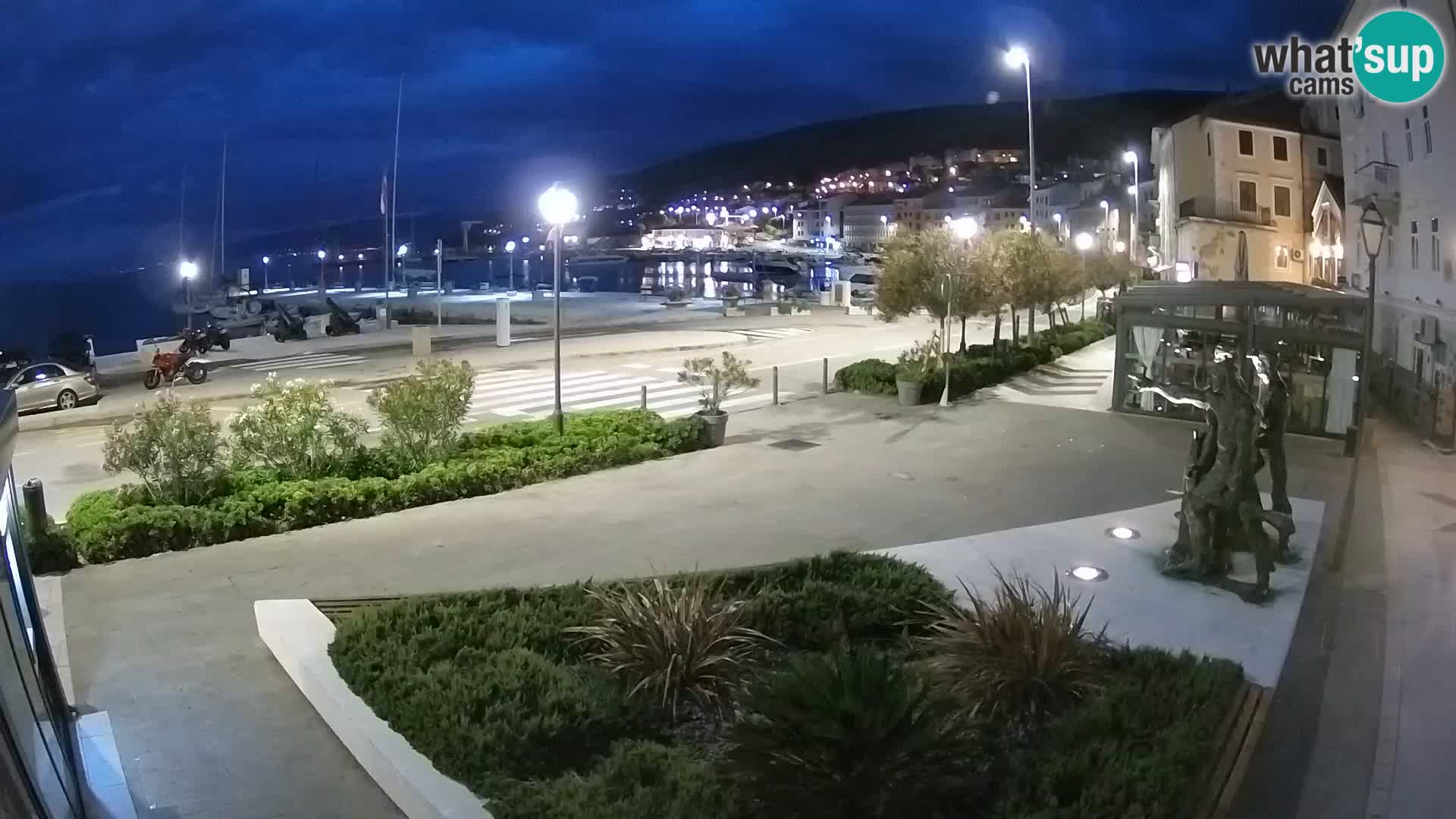 Live webcam Senj riva – seafront – Croatia