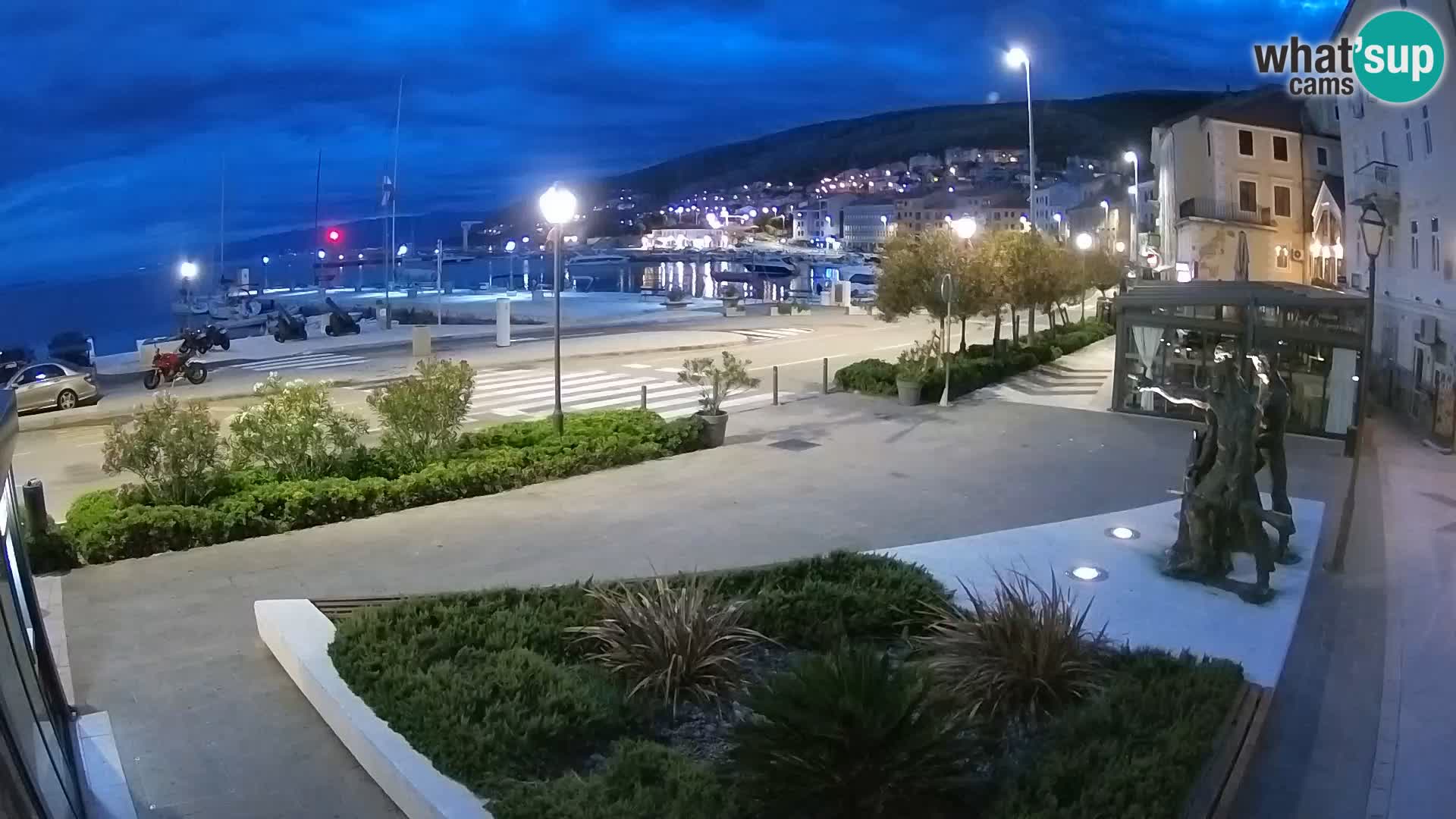Live webcam Senj riva – seafront – Croatia