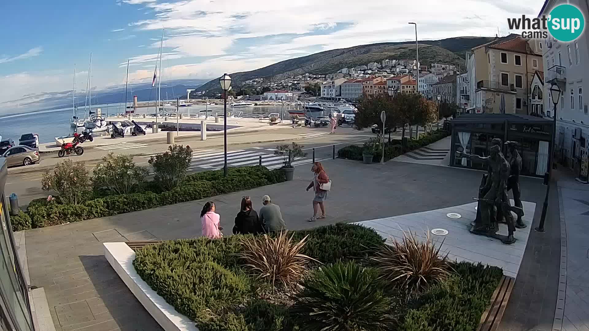 Live-Webcam Senj Riva – direkt am Meer – Kroatien