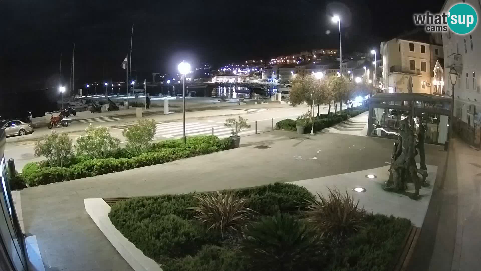 Live webcam Senj riva – fronte mare