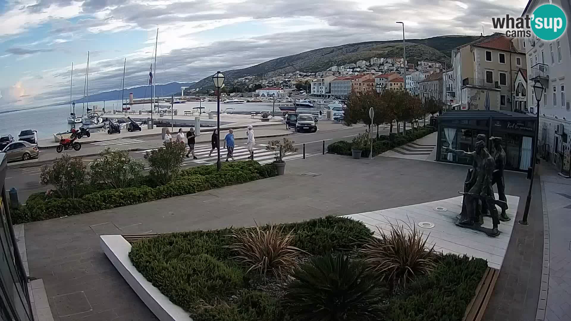 Live-Webcam Senj Riva – direkt am Meer – Kroatien