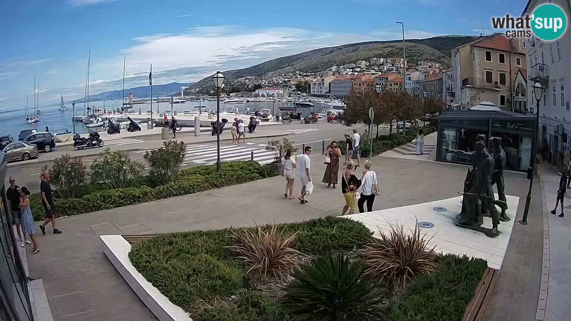 Webcam en vivo Senj riva – paseo marítimo