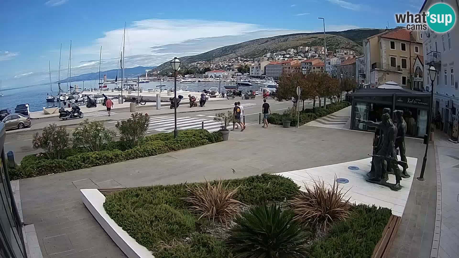 Live webcam Senj riva – seafront – Croatia
