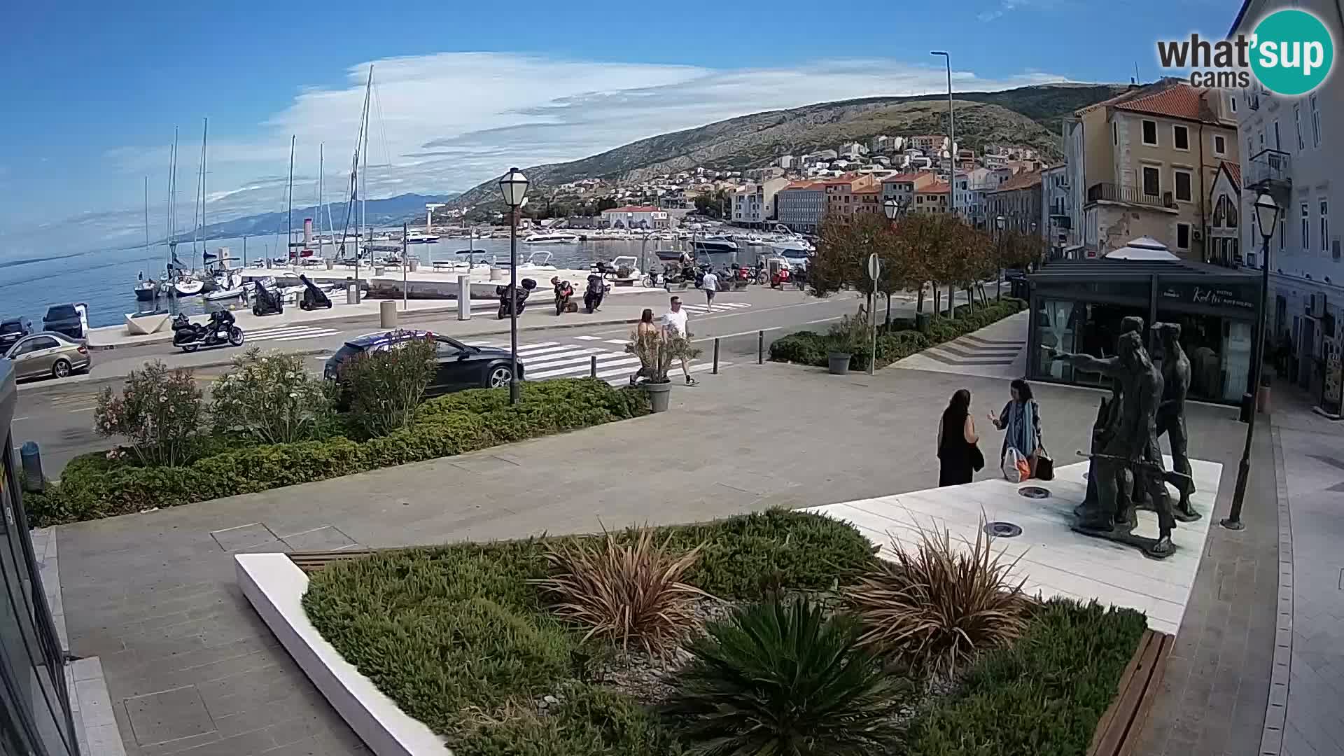 Live-Webcam Senj Riva – direkt am Meer – Kroatien