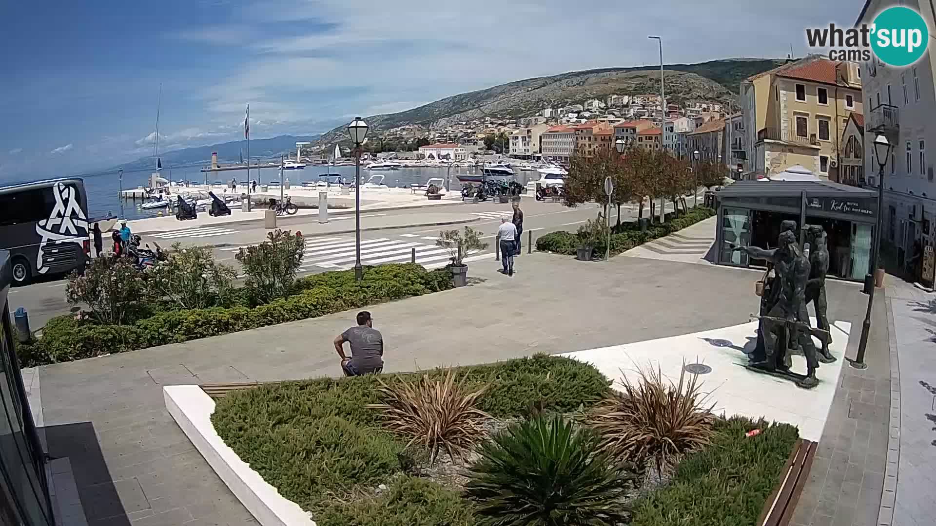 Spletna kamera v živo Senj riva – Hrvaška