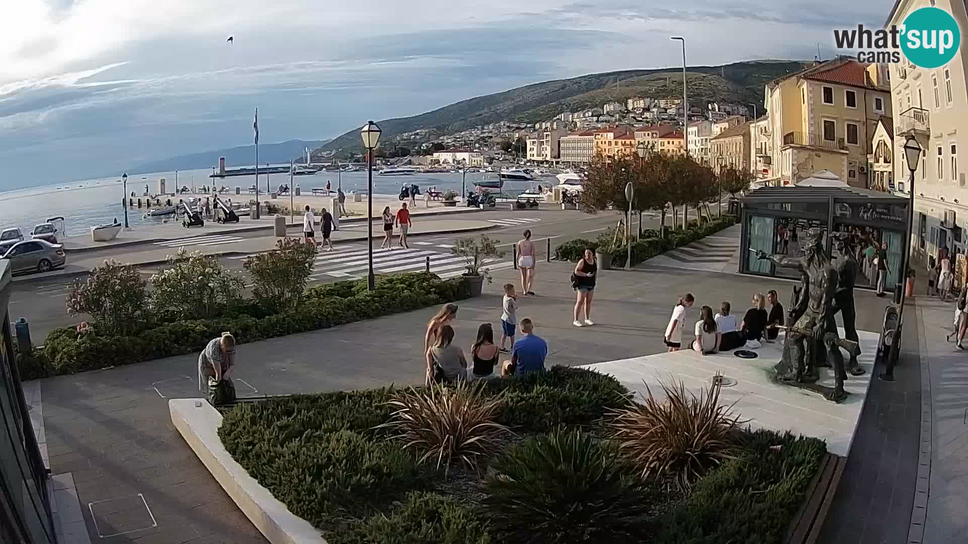 Webcam en vivo Senj riva – paseo marítimo