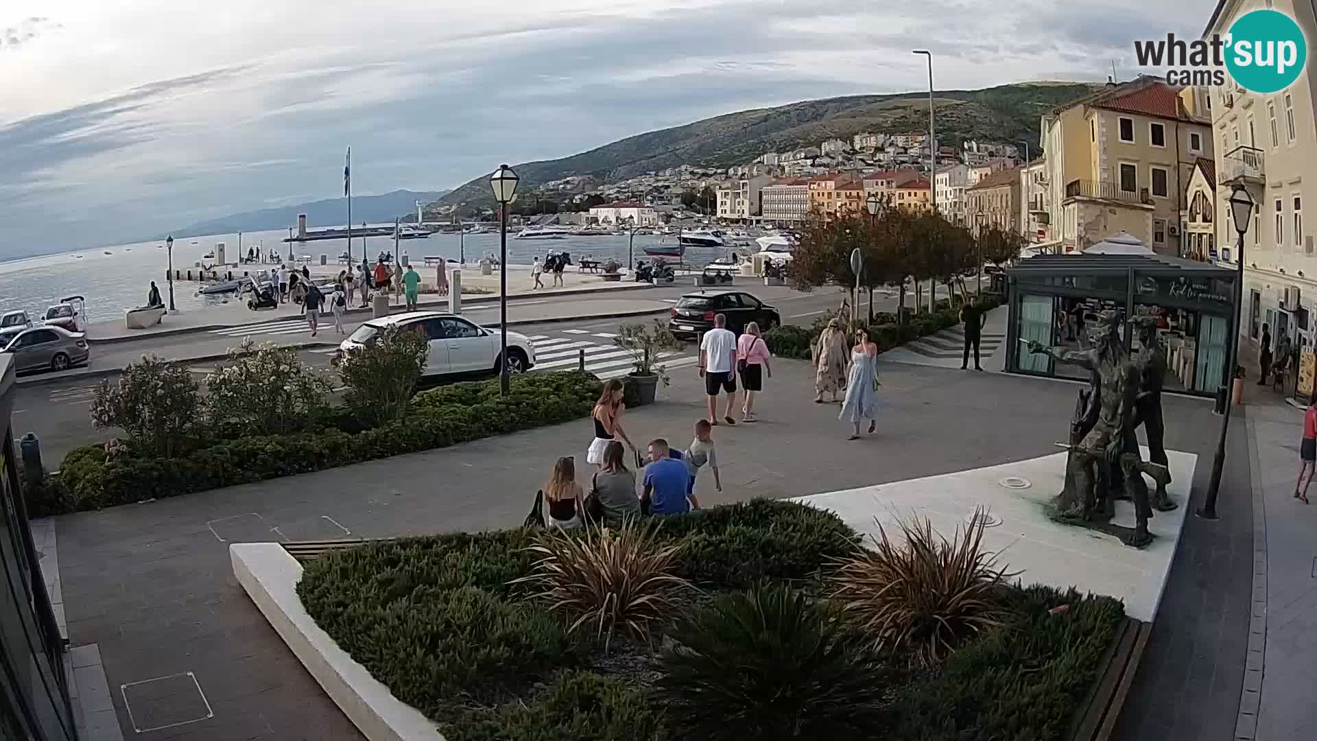 Live webcam Senj riva – seafront – Croatia