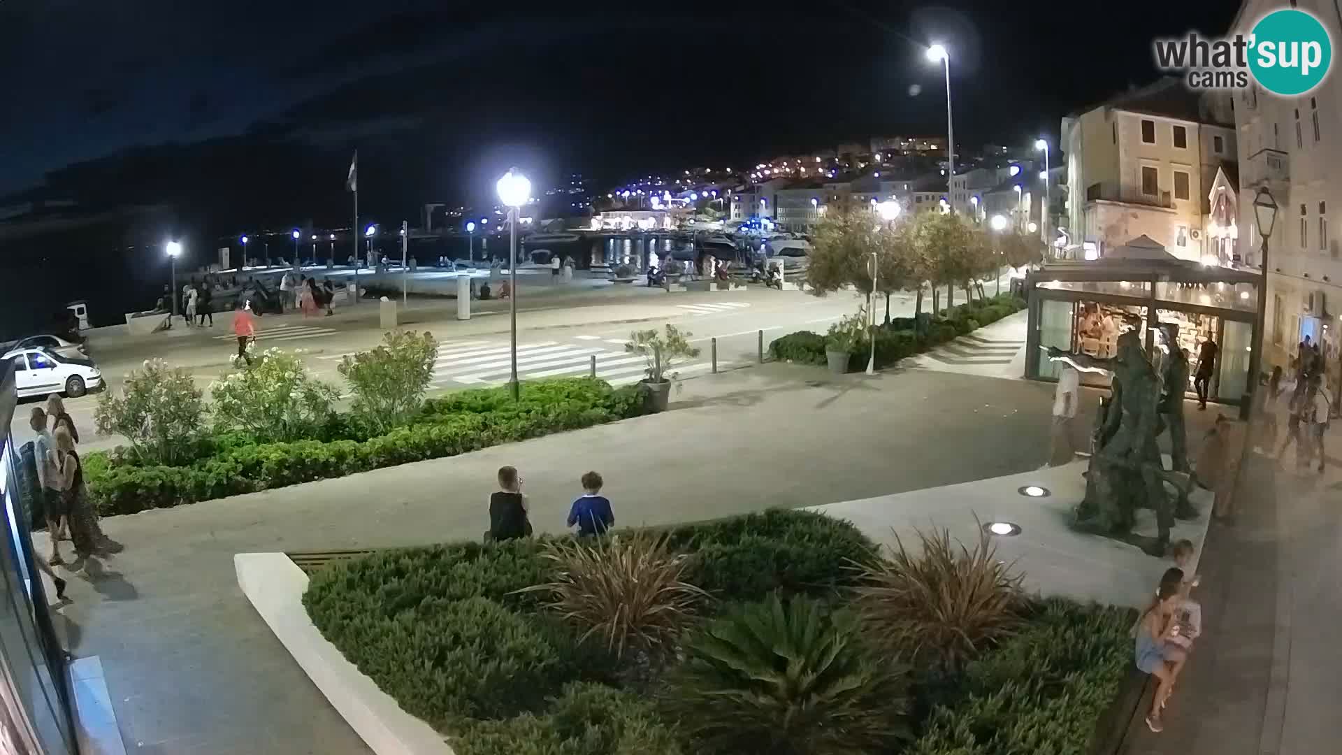 Live-Webcam Senj Riva – direkt am Meer – Kroatien