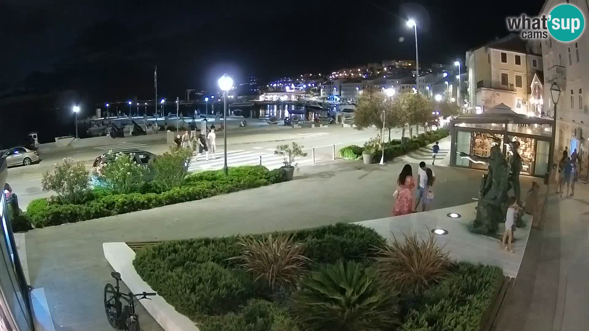 Live webcam Senj riva – fronte mare