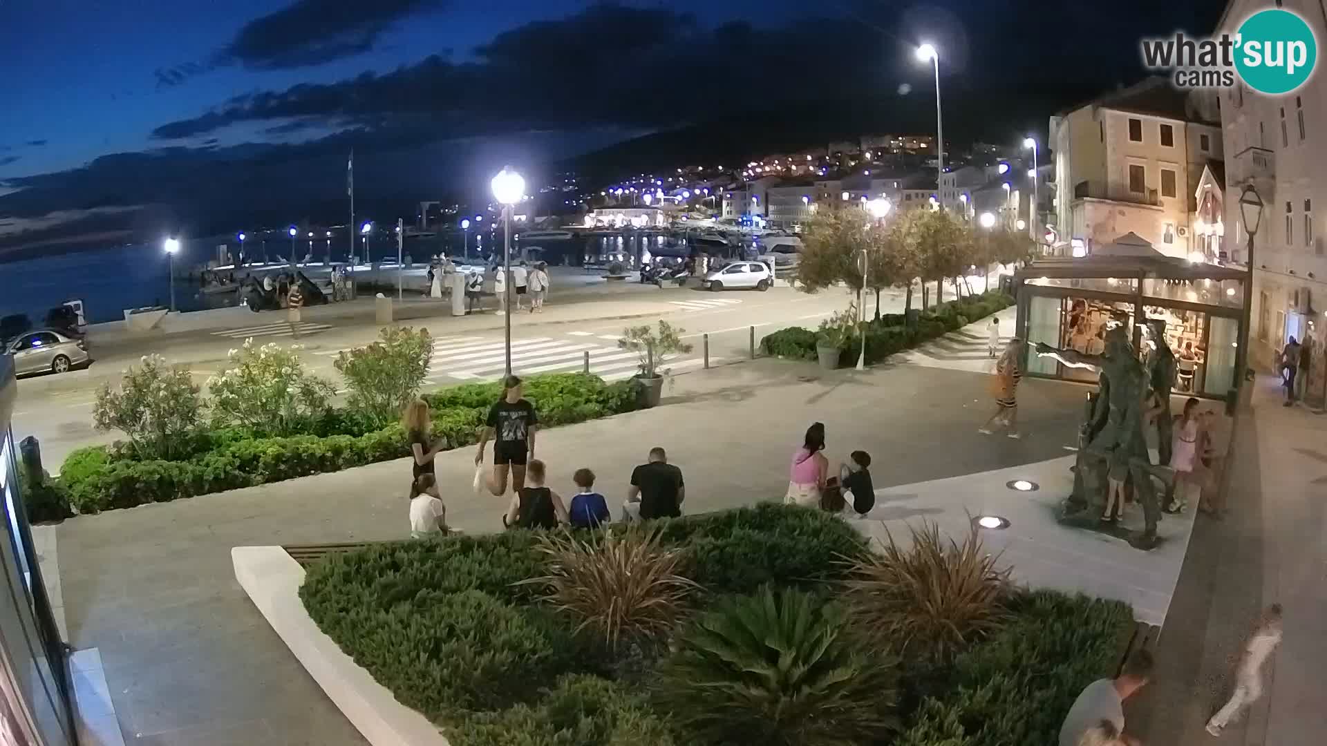 Live webcam Senj riva – seafront – Croatia