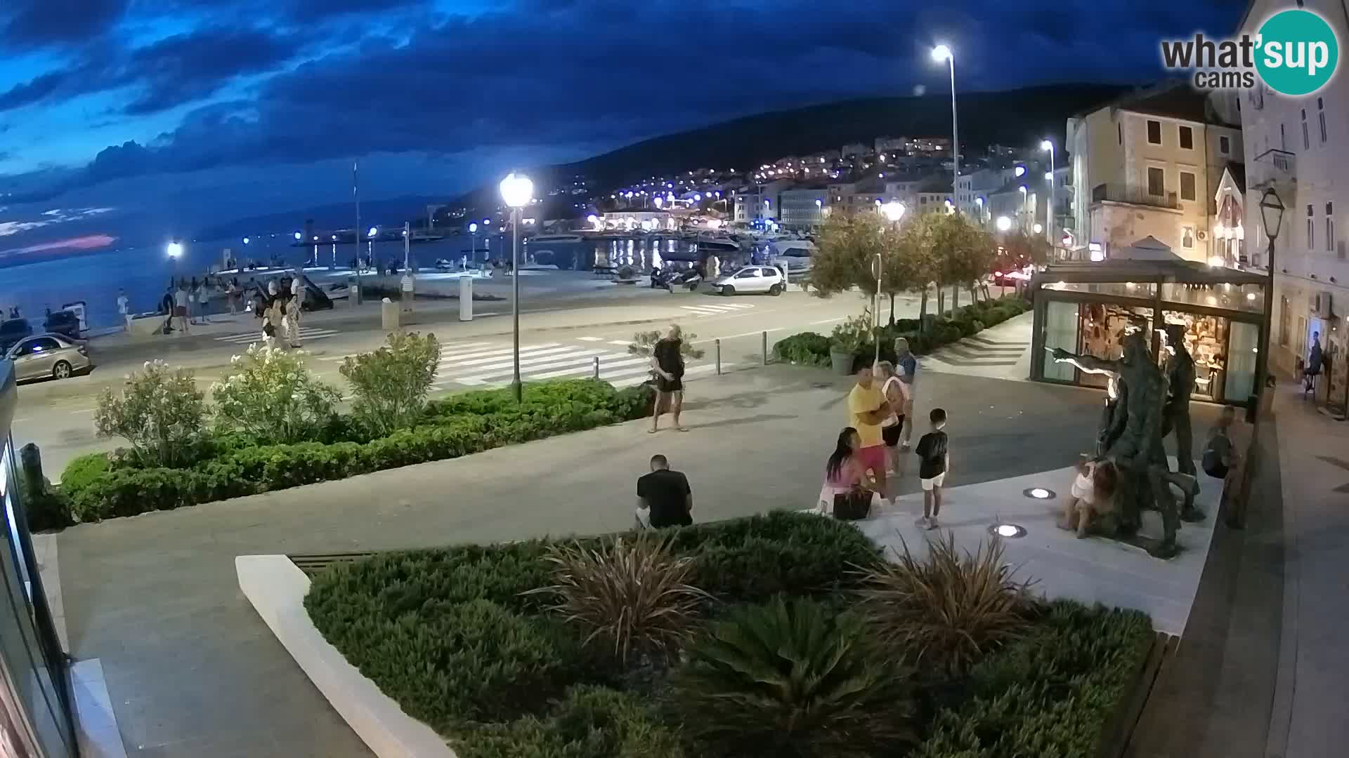 Live webcam Senj riva – seafront – Croatia