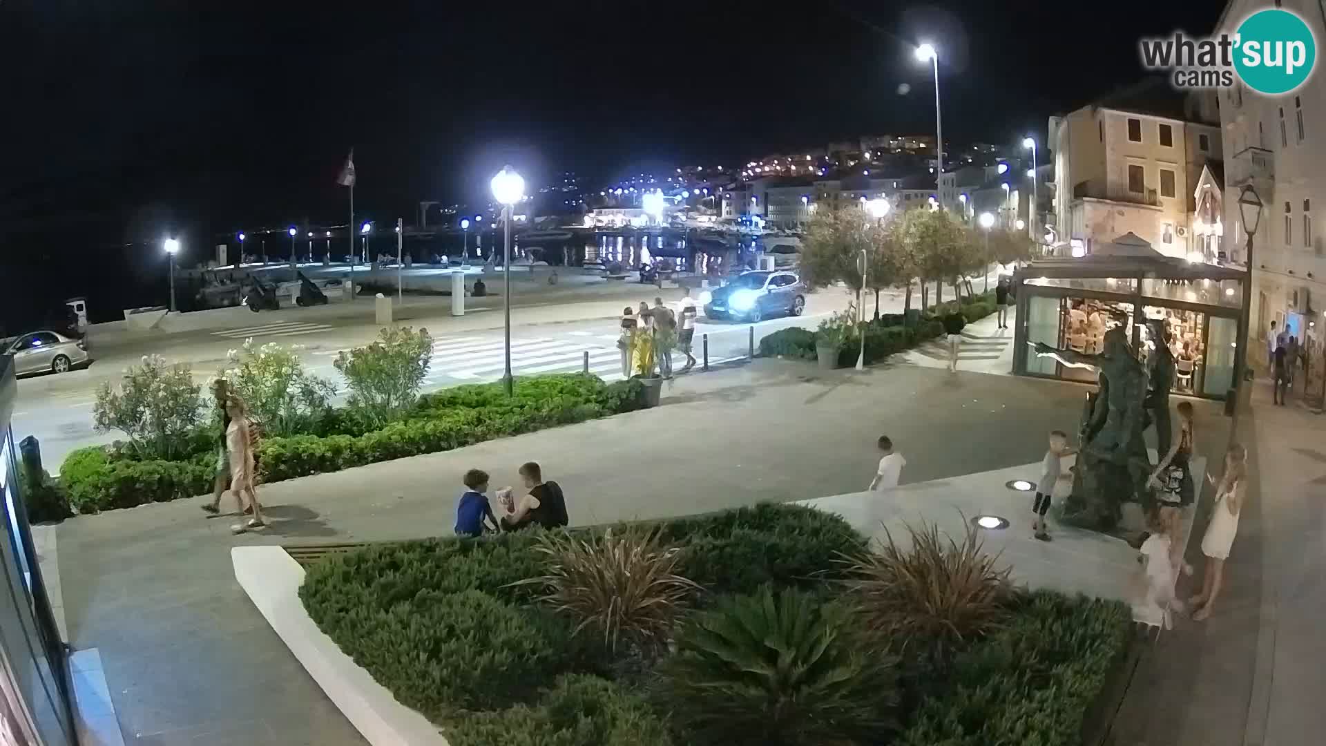 Live webcam Senj riva – fronte mare