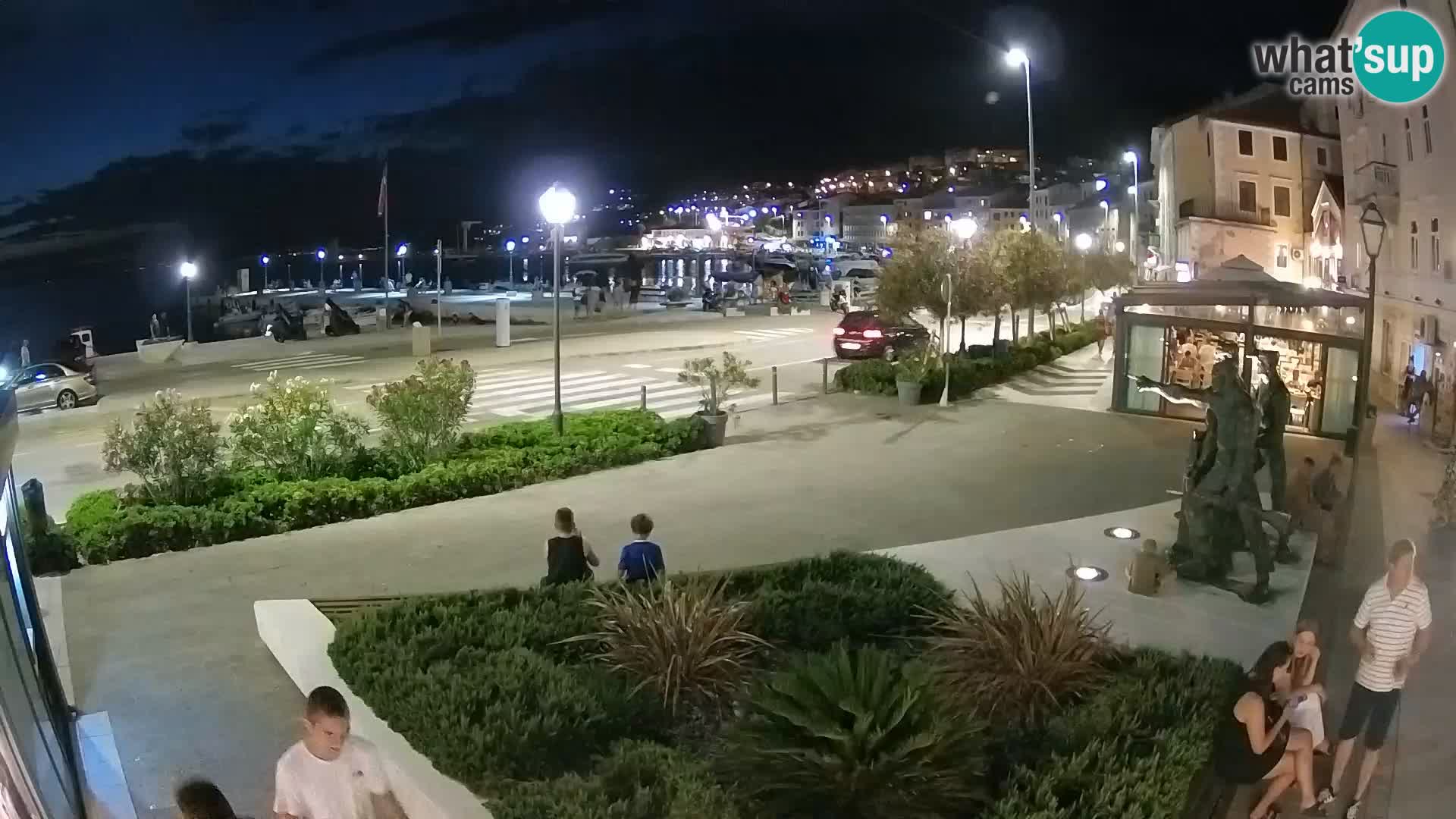 Webcam en vivo Senj riva – paseo marítimo