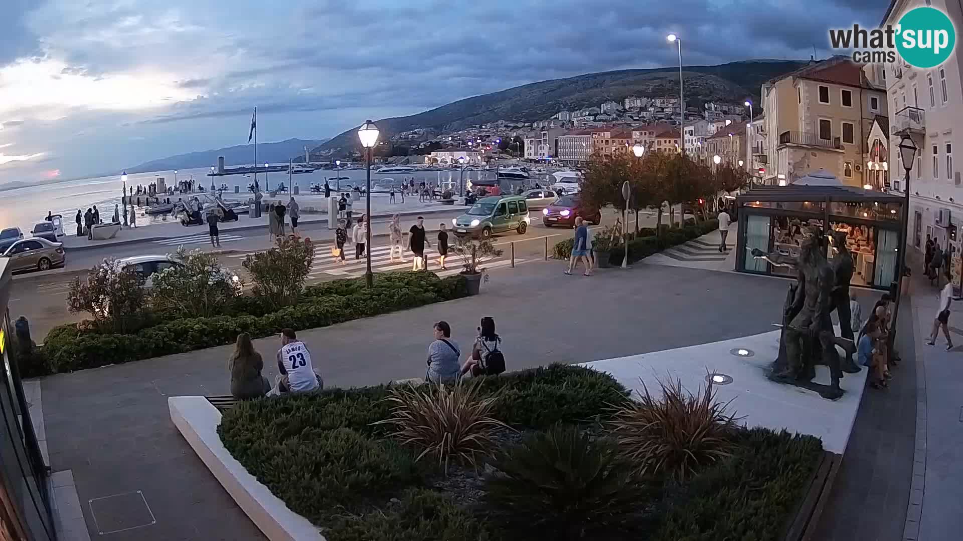 Webcam en vivo Senj riva – paseo marítimo