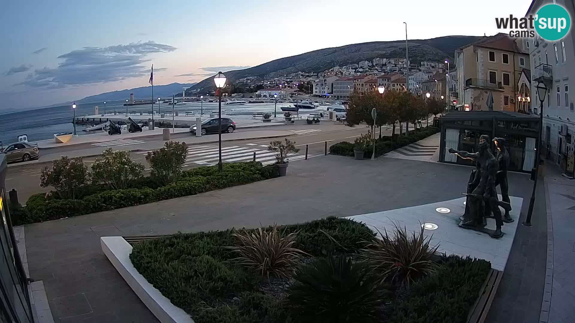 Spletna kamera v živo Senj riva – Hrvaška