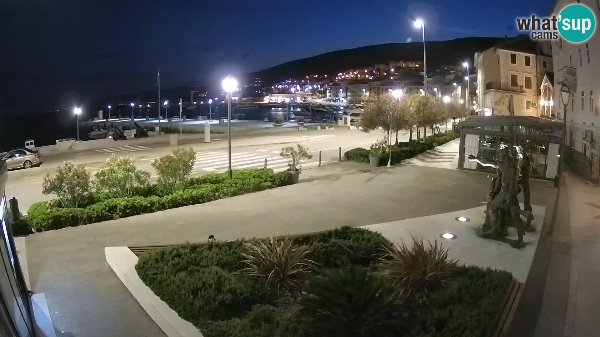 Live webcam Senj riva – fronte mare
