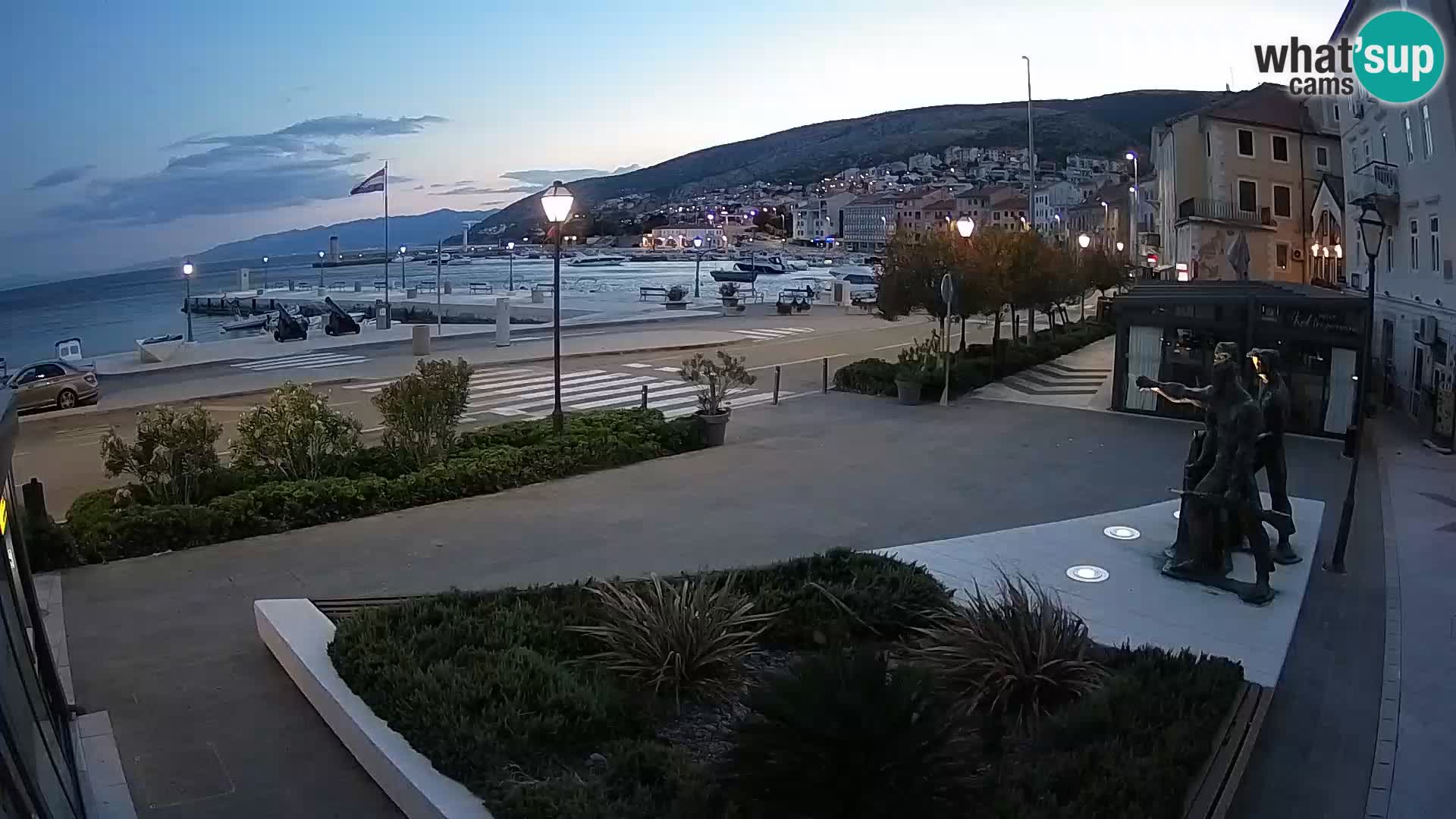 Live webcam Senj riva – fronte mare