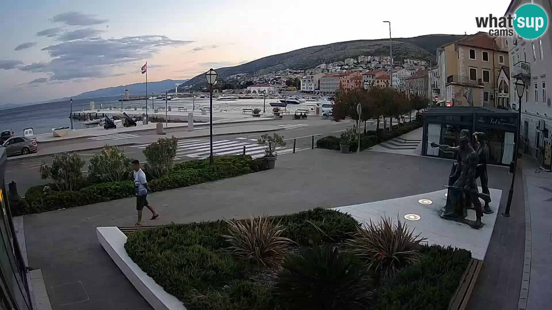 Live webcam Senj riva – fronte mare