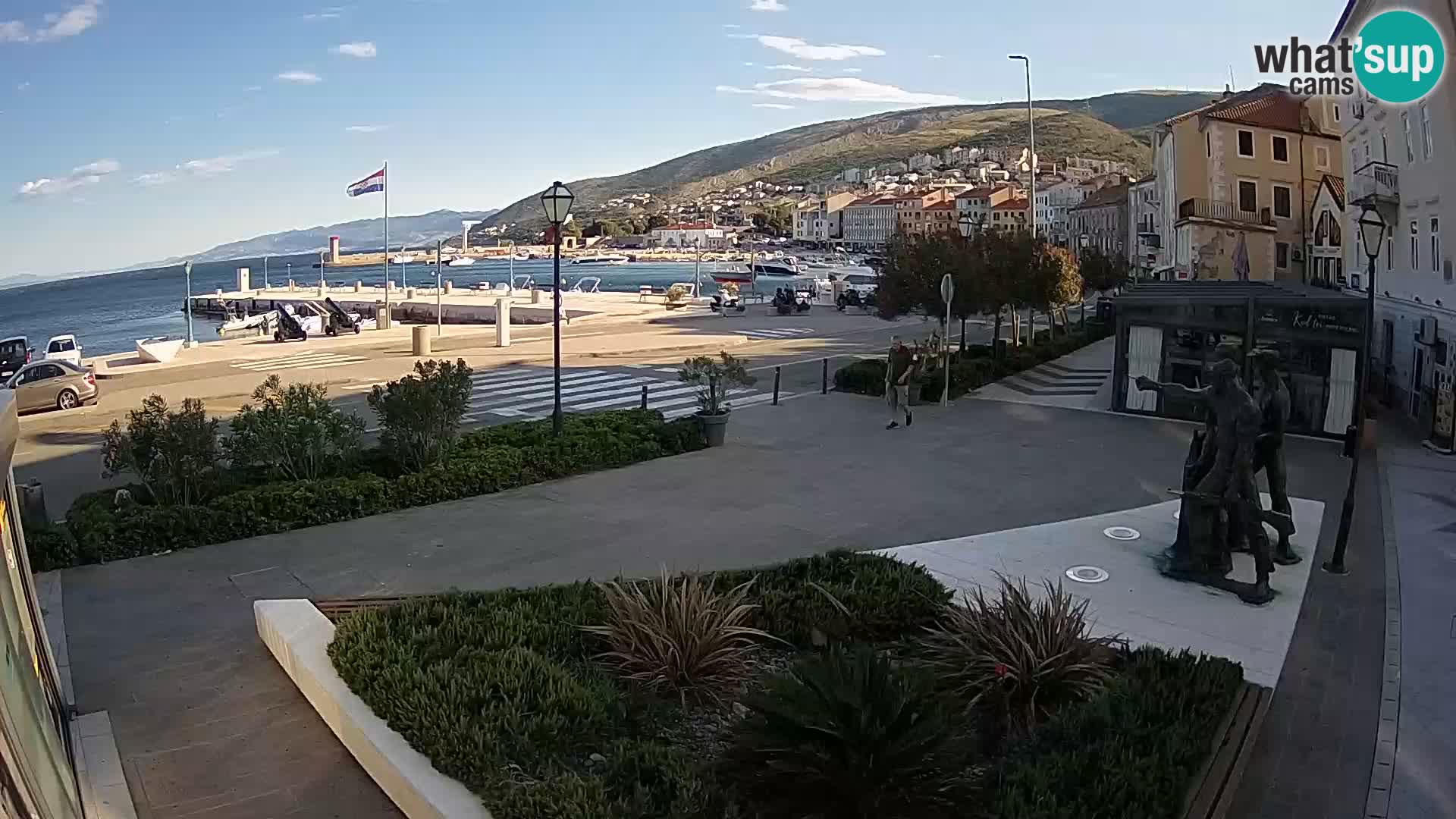 Live webcam Senj riva – seafront – Croatia