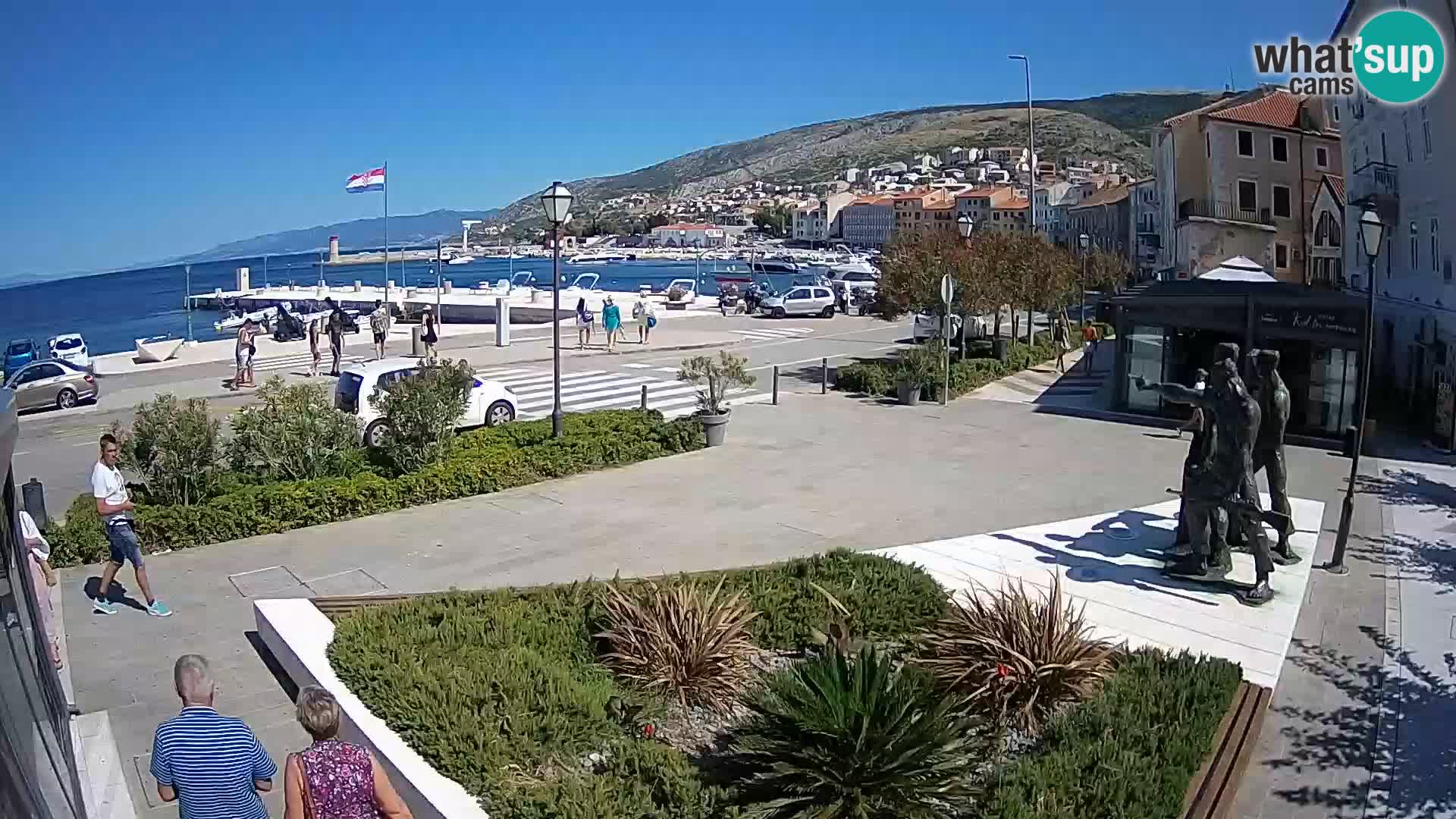 Live webcam Senj riva – seafront – Croatia