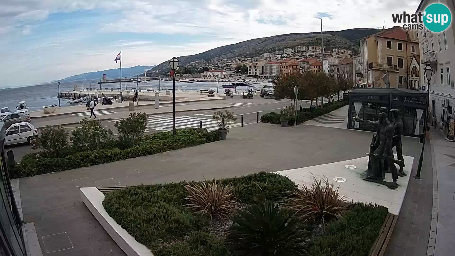 Live-Webcam Senj Riva – direkt am Meer – Kroatien